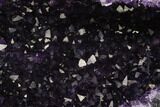 Tall, Dark Purple Amethyst Cluster On Wood Base - Uruguay #113887-3